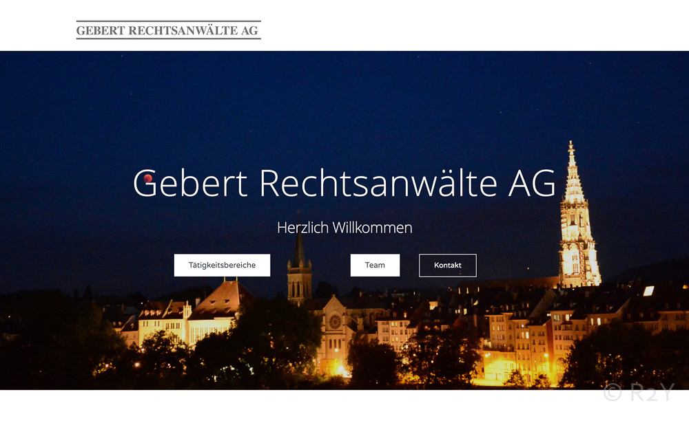 Gebert Rechtsanwälte AG: Die neue Elementor Webseite besticht d