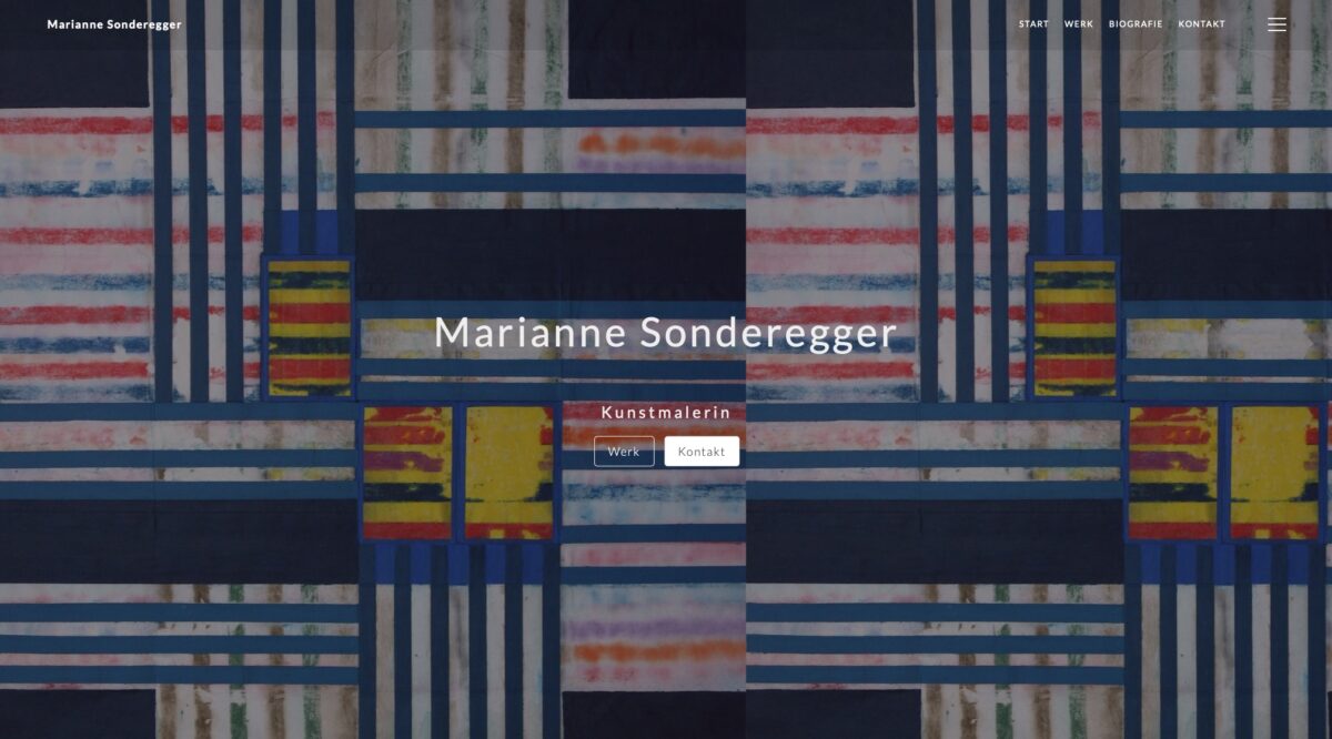 Die schweizer Künstlerin Marianne Sonderegger malt seit über vierzig Jahren in Belgien