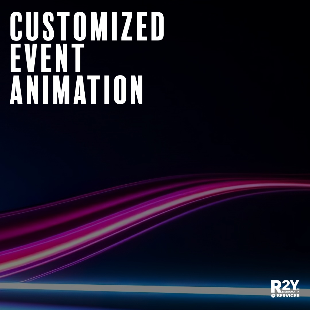 Customized Visual Event Animation by R2Y