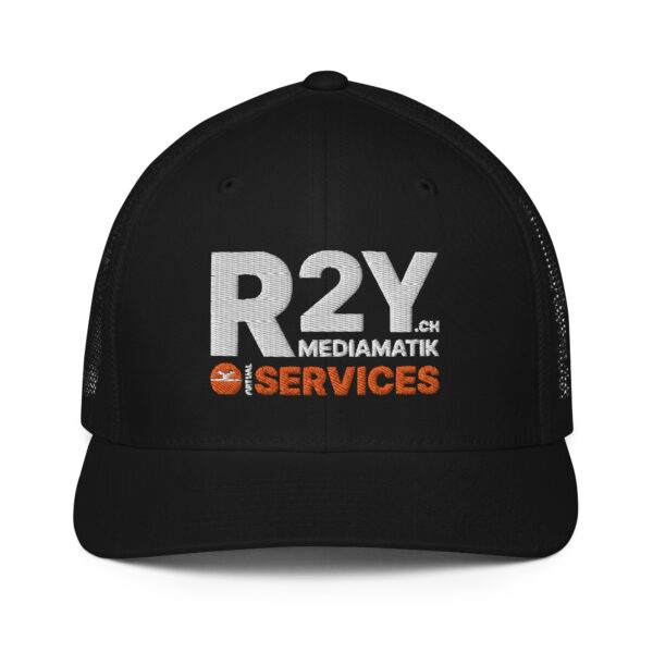 Closed-back trucker cap: R2Y.CH